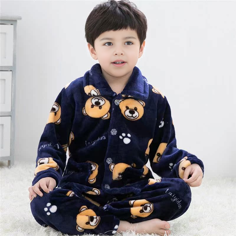 Pijamas de invierno cálidas para niños