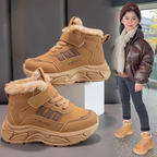 حذاء شتوي أنيق بطانة فرو دافئة وناعمة مناسب للشتاء