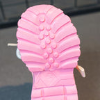 حذاء وردي بتصميم رياضي عصري للبنات