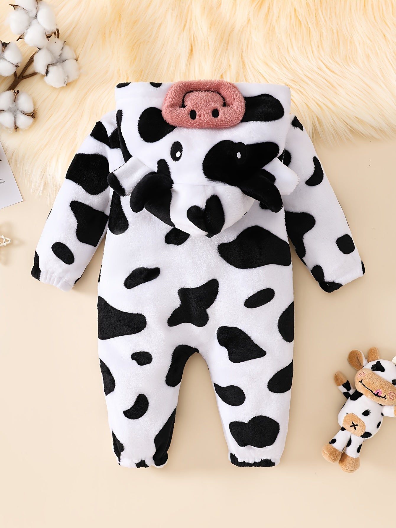 Mono de invierno acolchado y suave de una sola pieza