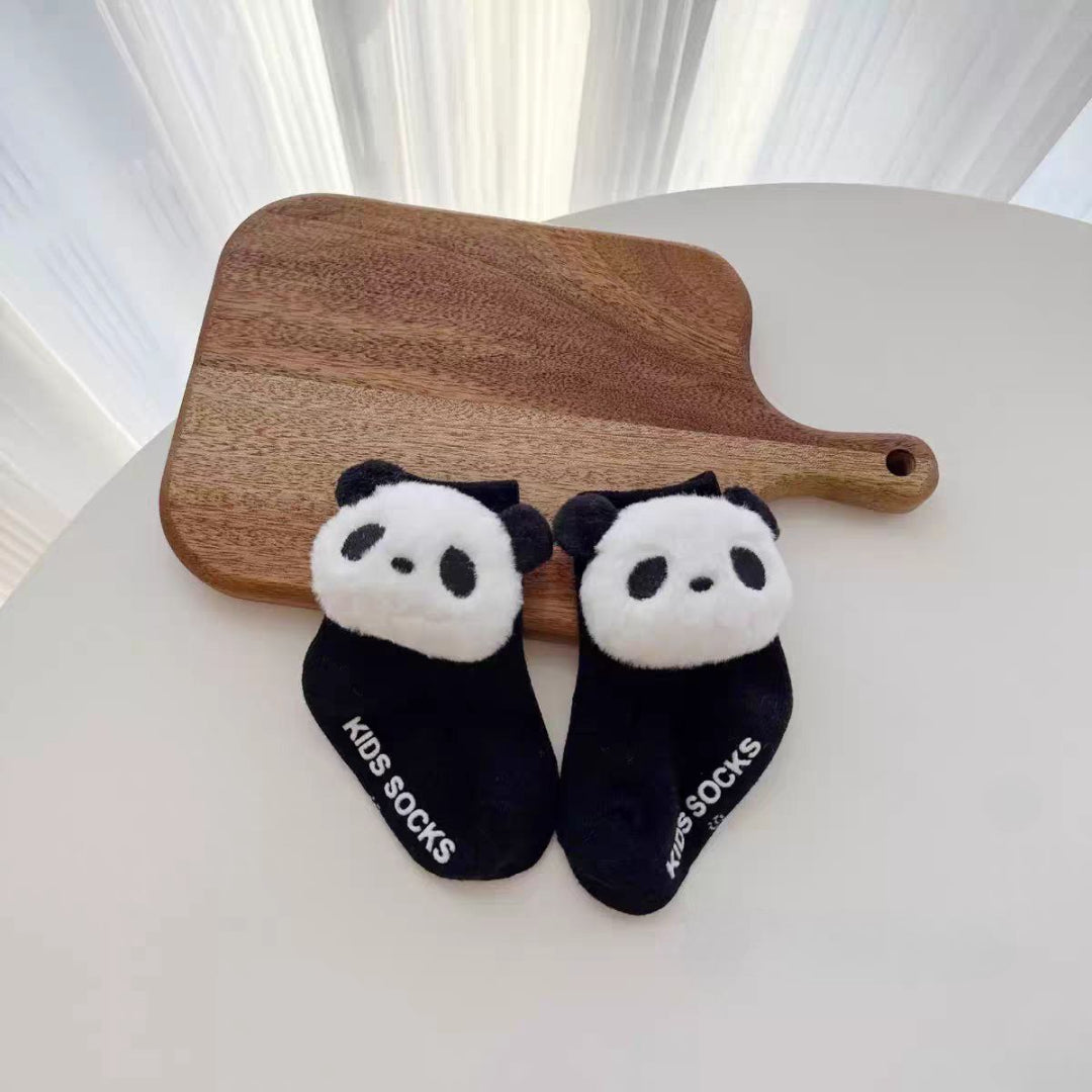 Calcetines divertidos de dibujos animados, con algodón suave y diseño 3D