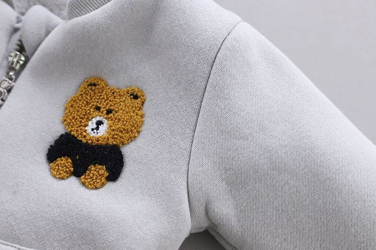 Conjunto de 3 piezas: chaqueta, pantalón y sudadera acolchada, ideal para el invierno.