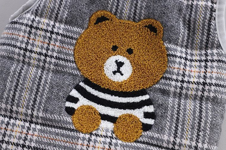 Conjunto de 3 piezas: chaqueta, pantalón y sudadera acolchada, ideal para el invierno.