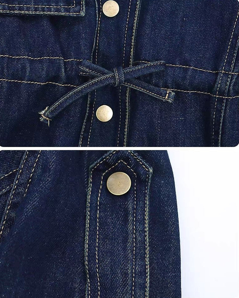 Abrigo vaquero forrado con piel, cálido y adecuado para el invierno