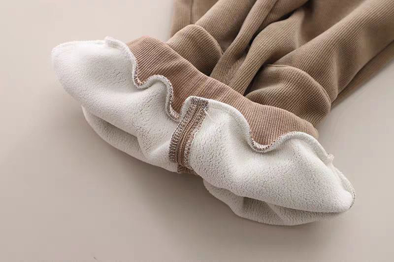 Conjunto de 3 piezas para niños: chaqueta, camiseta interior y pantalón con bordado de osito