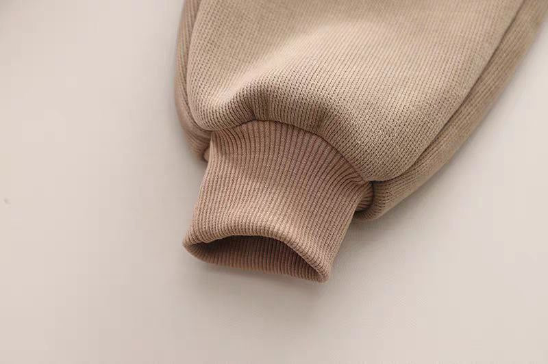 Conjunto de 3 piezas para niños: chaqueta, camiseta interior y pantalón con bordado de osito