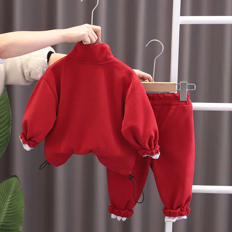 Conjunto de 2 piezas para invierno: chaqueta y pantalón deportivo