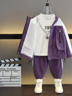 طقم رياضي أنيق من قطعتين بلمسة عصرية