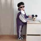 طقم رياضي أنيق من قطعتين بلمسة عصرية