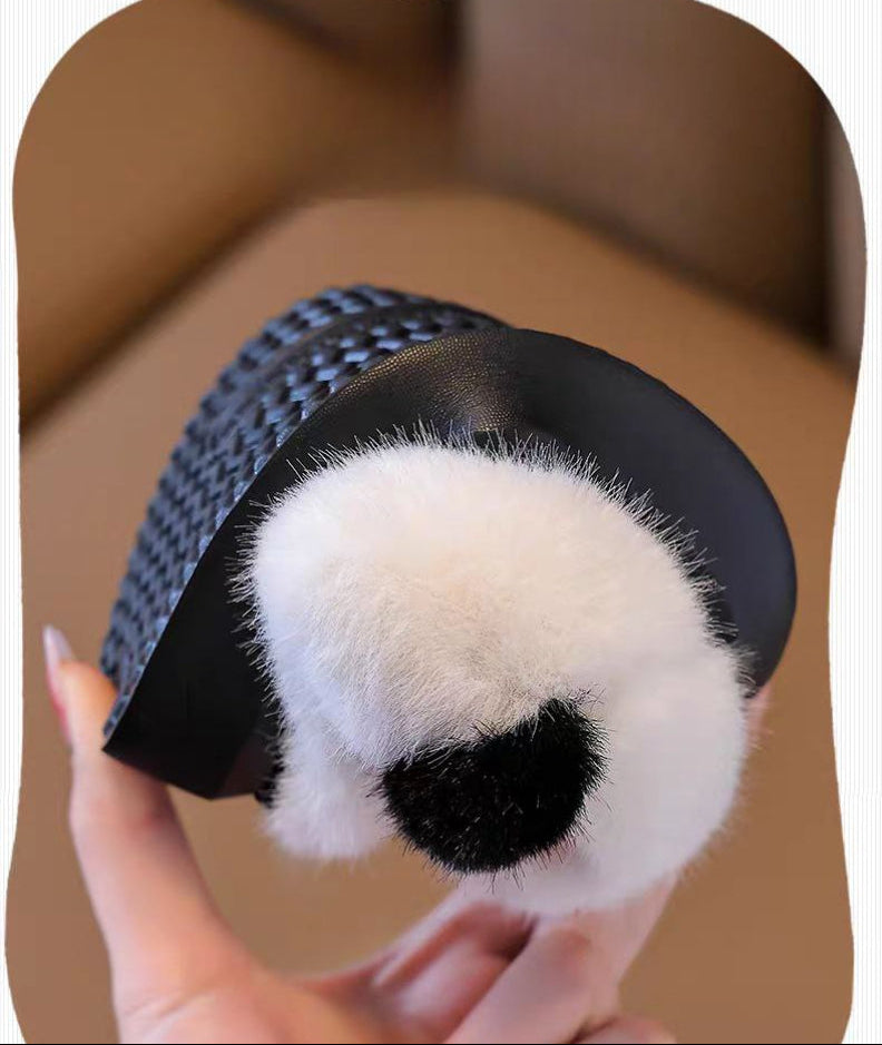 شبشب شتوى دافئ بتصميم باندا