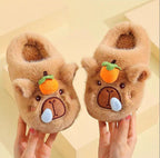 شبشب المضحك شتوي دافئ بتصميم دب