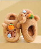 شبشب المضحك شتوي دافئ بتصميم دب