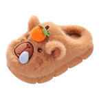 شبشب المضحك شتوي دافئ بتصميم دب