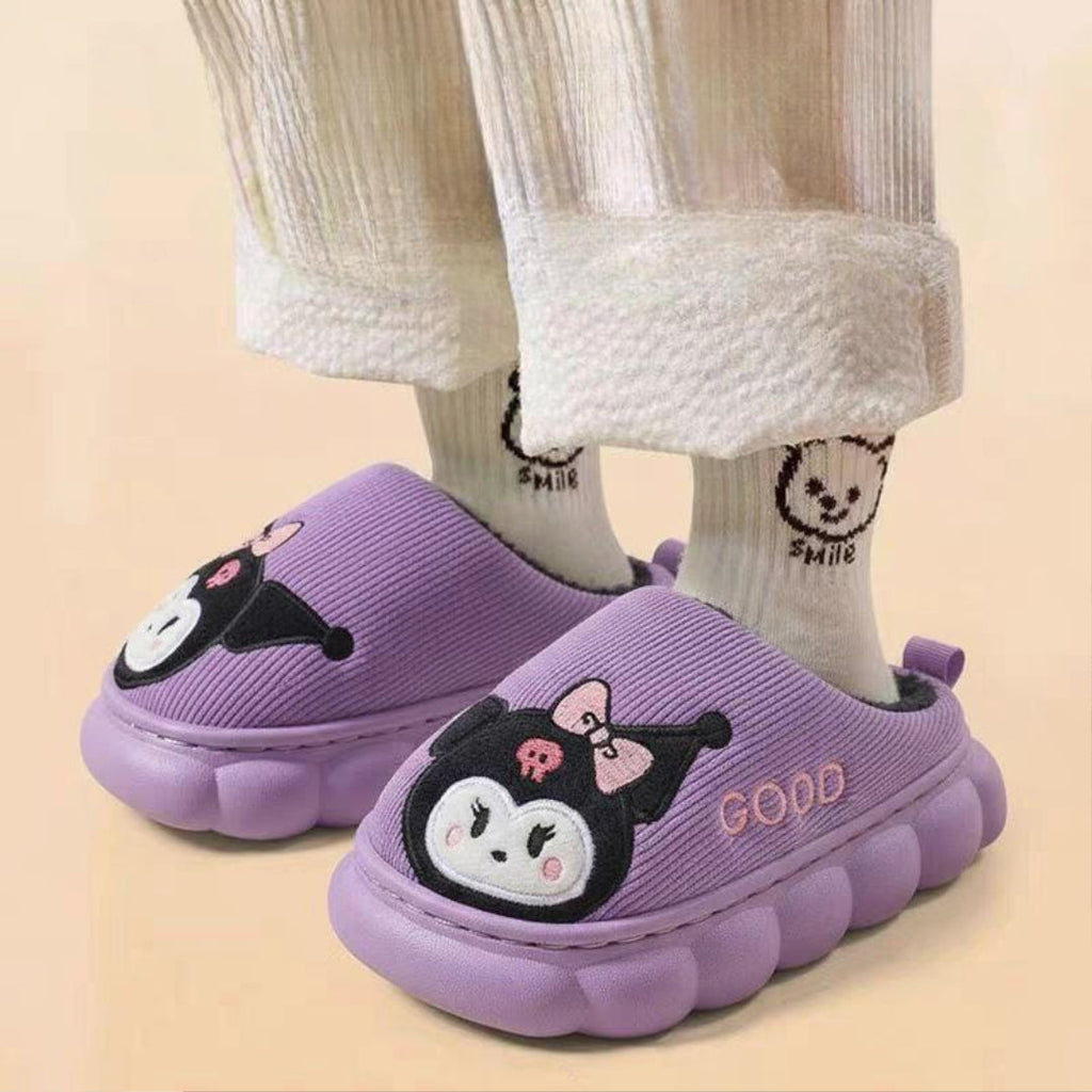 شبشب شتوي دافئ بتصميم كرتوني