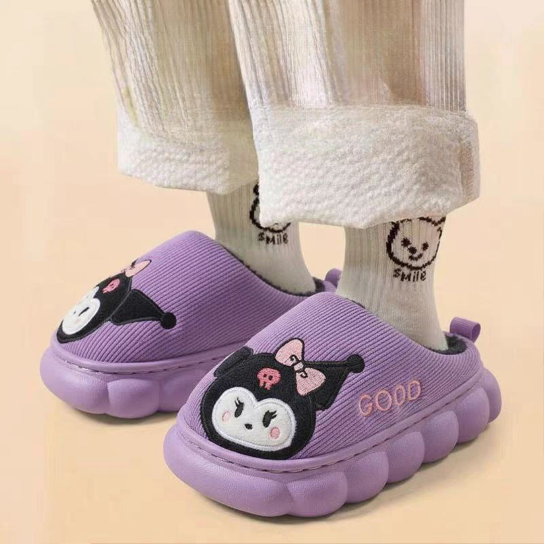 شبشب شتوي دافئ بتصميم كرتوني