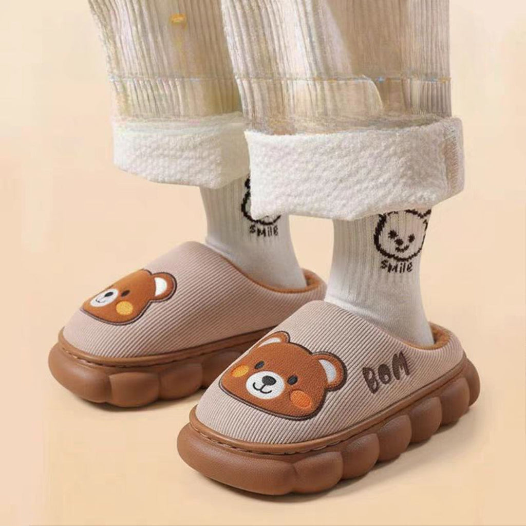 شبشب شتوي دافئ بتصميم كرتوني