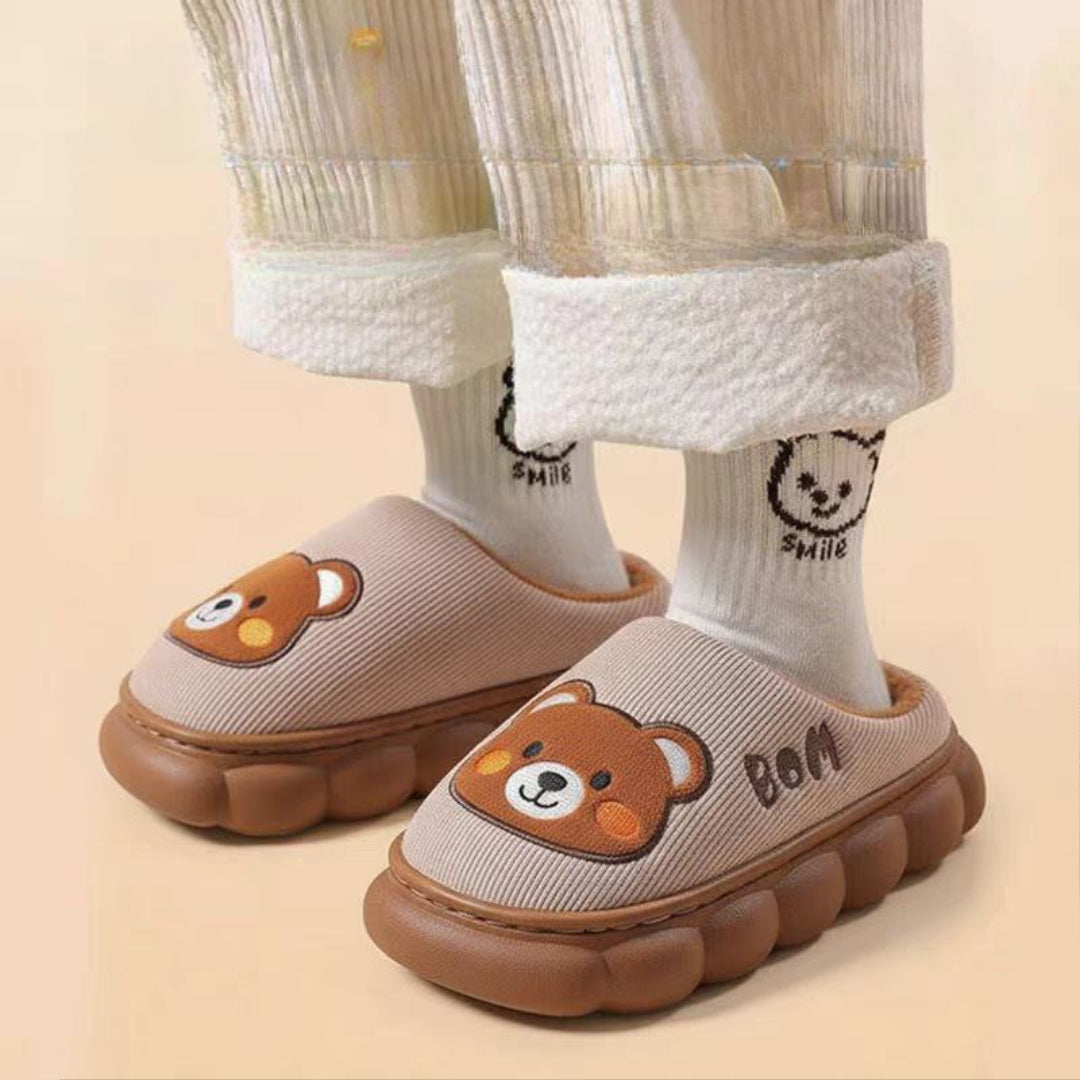 شبشب شتوي دافئ بتصميم كرتوني