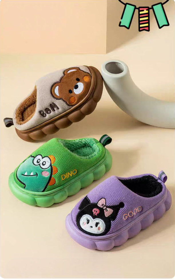 شبشب شتوي دافئ بتصميم كرتوني