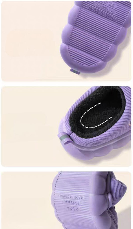 شبشب شتوي دافئ بتصميم كرتوني