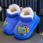 حذاء شتوي مبطّن بتصميم ديناصور