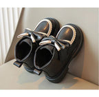 حذاء شتوي أنيق بفيونكة فاخرة