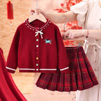 Vestido de invierno de una sola pieza con diseño clásico.