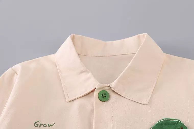 Conjunto de 3 piezas: camisa de botones, camiseta interior y pantalón