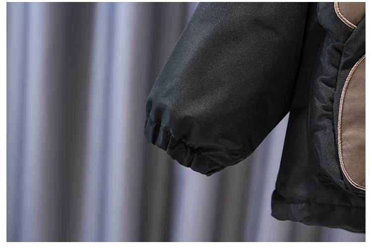 Conjunto invernal acolchado con diseño de oso (2 piezas)