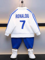Conjunto deportivo de Ronaldo de 3 piezas: chaqueta, pantalón y bolso de hombro