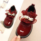 حذاء بناتي بتصميم كلاسيكي لامع