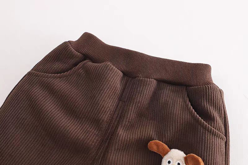 Conjunto de 3 piezas: chaqueta, camiseta interior y pantalón de diseño cálido