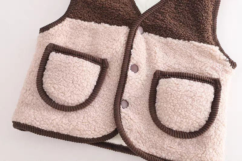 Conjunto de 3 piezas: chaqueta, camiseta interior y pantalón de diseño cálido