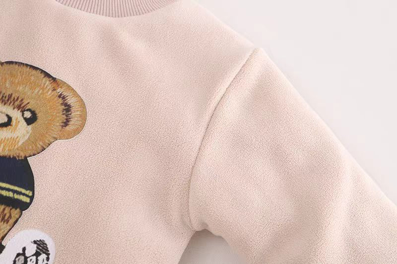 Conjunto de 3 piezas: chaqueta, camiseta interior y pantalón de diseño cálido