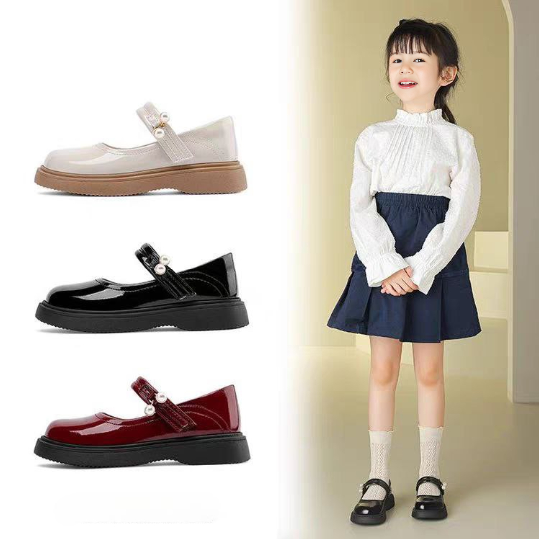 حذاء بناتي عصري أنيق بتصميم كلاسيكي