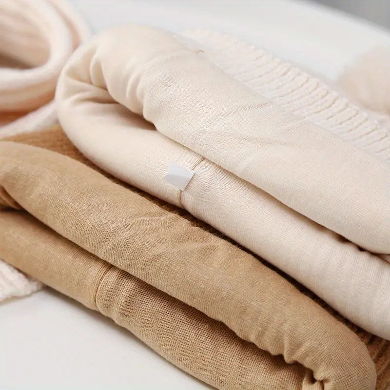 Conjunto de gorro y bufanda de invierno para niños – Calidez de lana y diseño cómodo.