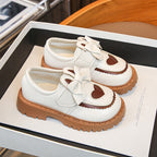 حذاء أنيق كلاسيكي بتصميم فيونكة أمامية