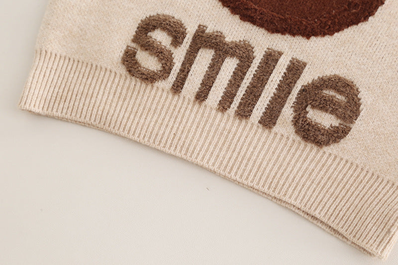 Conjunto de 3 piezas: camisa vaquera, suéter de lana y pantalón