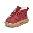 حذاء شتوي دافئ بطانة فرو فاخرة مناسب لفصل شتاء