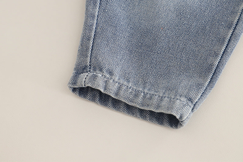 Conjunto de 3 piezas: chaqueta vaquera, camiseta de algodón y pantalón vaquero