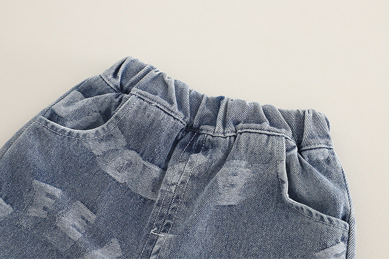 Conjunto de 3 piezas: chaqueta vaquera, camiseta de algodón y pantalón vaquero