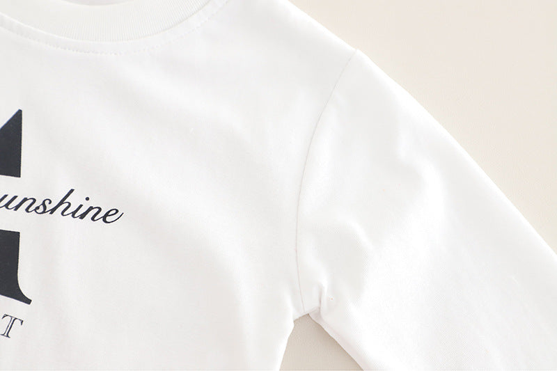 Conjunto de 3 piezas: camiseta de algodón, camisa de cuadros y pantalón vaquero