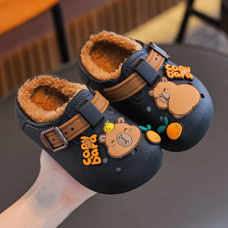 شبشب شتوي دافئ بتصميم كرتوني