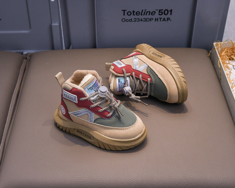 حذاء شتوي دافئ بتصميم عصري