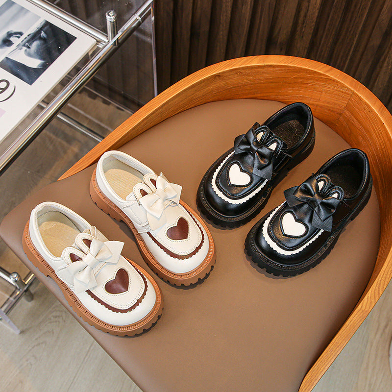 حذاء أنيق كلاسيكي بتصميم فيونكة أمامية