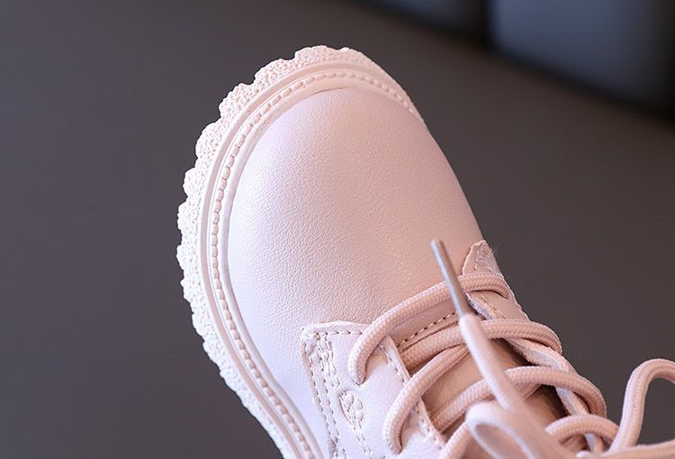 بوت شتوي دافئ وردي مناسب لشتاء