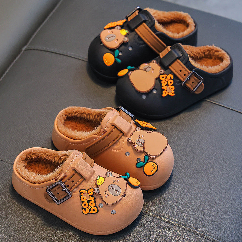 شبشب شتوي دافئ بتصميم كرتوني