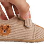 حذاء مواليد قماشي مطرّز بتصميم كرتوني