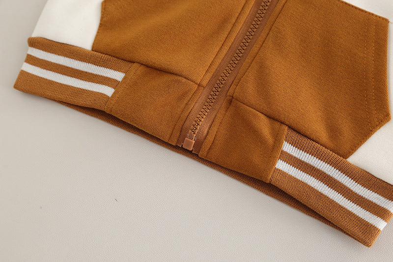 Conjunto de 3 piezas: sudadera interior, chaqueta con capucha y pantalón