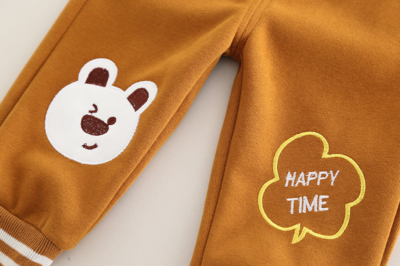 Conjunto de 3 piezas: sudadera interior, chaqueta con capucha y pantalón