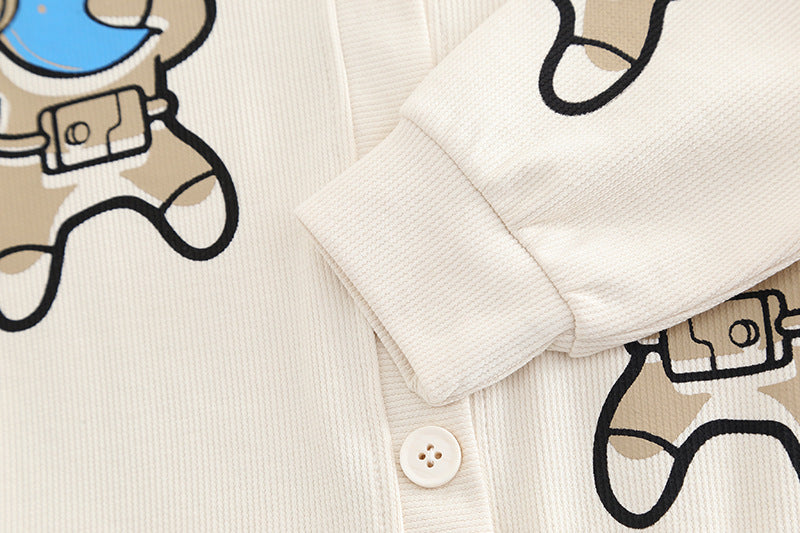 Conjunto de 3 piezas: chaqueta, camisa de cuadros interior y pantalón vaquero